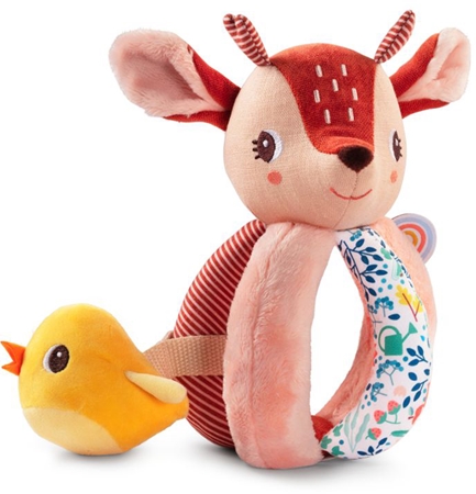 Squishseas Rattles Rangle Lilliputiens Rattle with Handles Stella and Bird rangle | notino.dk
