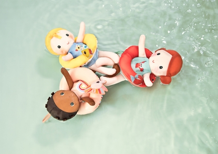 Lilliputiens Bath Doll Gaspard bath toy