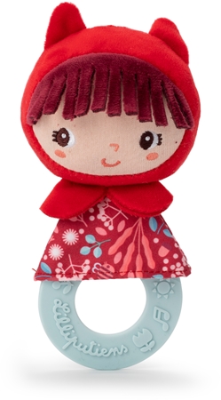 Lilliputiens Teething Rattle Little Red Riding Hood bitring