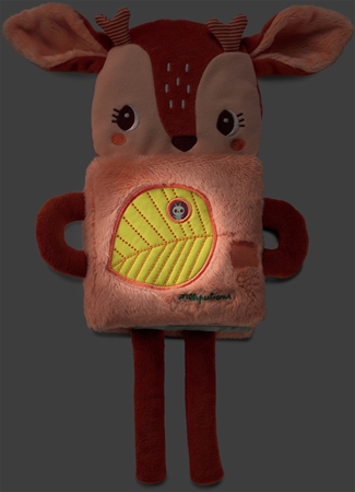 Lilliputiens Cuddle Book Stella librito educativo en colores de alto contraste