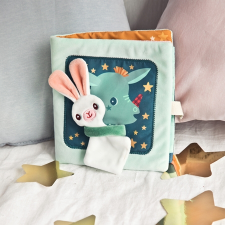 Lilliputiens Cuddle Activity Book Joe brokig utbildningsbok