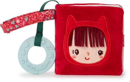 Lilliputiens Playbook Little Red Riding Hood kontrastní edukativní knížka s kousátkem