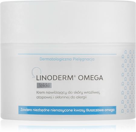 Linoderm Omega Light Cream lehký pleťový krém pro citlivou pleť