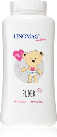 Linomag Emolienty Baby Powder pudra de talc pentru copii