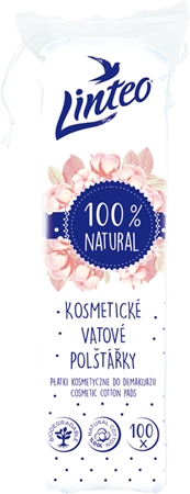 Linteo Natural Cotton Pads bomullstussar