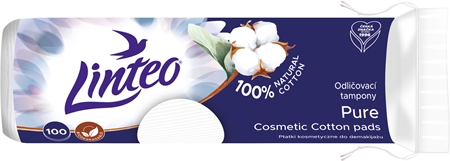 Linteo Natural Cotton Pads vatos lapeliai