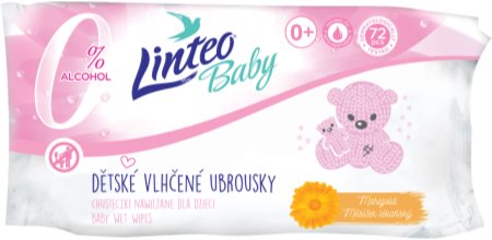 Linteo Baby drėgnosios servetėlės su medetkomis