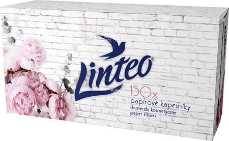 Linteo Paper Tissues Two-ply Paper, 150 pcs per box papirservietter