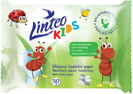 Linteo Kids Wet Toilet Paper papel higiénico húmedo para niños