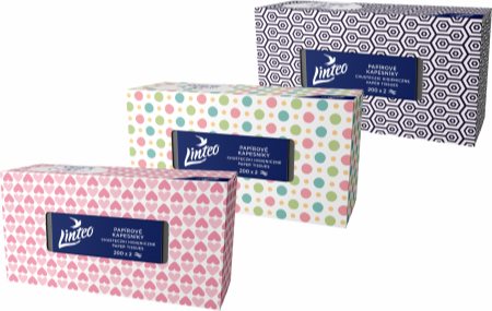 Linteo Paper Tissues Two-ply Paper, 200 pcs per box fazzoletti di carta