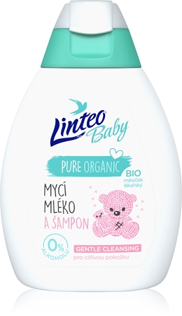 Linteo Baby pečující mycí mléko pro děti