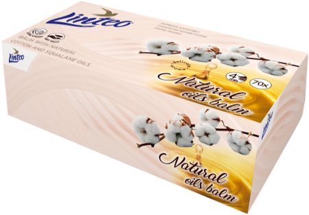 Linteo Paper Tissues Four-ply Paper, 70 pcs per box papirservietter Med balsam