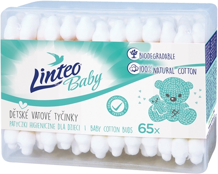 Linteo Baby vatové tyčinky pro děti