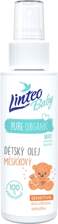Linteo Pure Organic Baby Oil children’s calendula oil