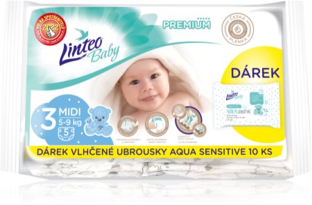 Linteo Baby Premium Midi jednorázové pleny