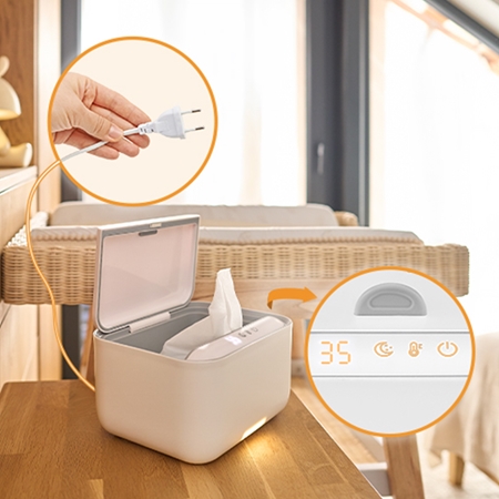 Lionelo BabyBliss wet wipe warmer