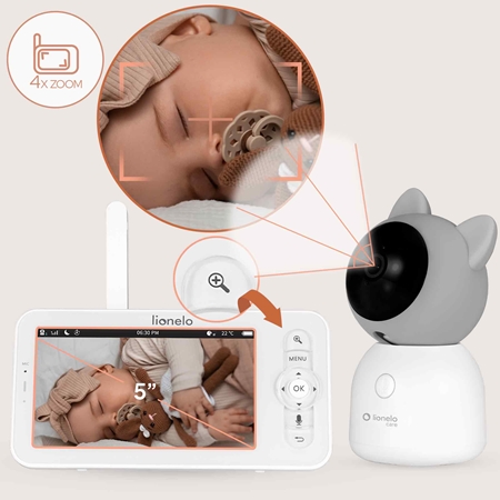 Lionelo Babyline 9.2 AI Moniteur vidéo numérique pour bébé