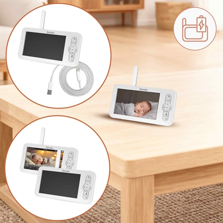 Lionelo Babyline 9.2 AI Moniteur vidéo numérique pour bébé
