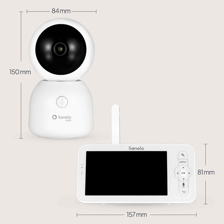 Lionelo Babyline 9.2 AI Moniteur vidéo numérique pour bébé