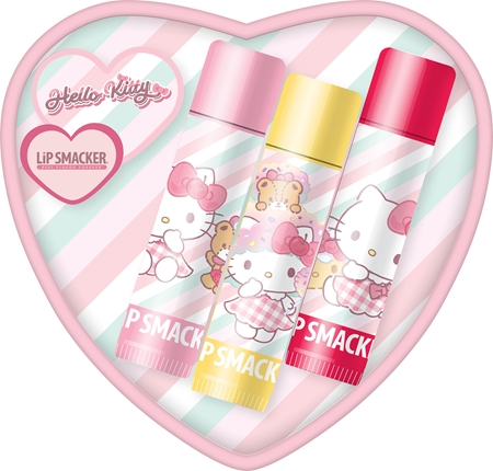 Lip Smacker Hello Kitty & Friends set za ustnice v obliki srca