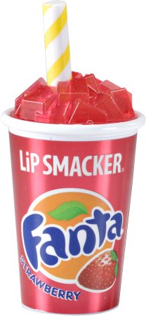 Lip Smacker Fanta Strawberry stylový balzám na rty v kelímku