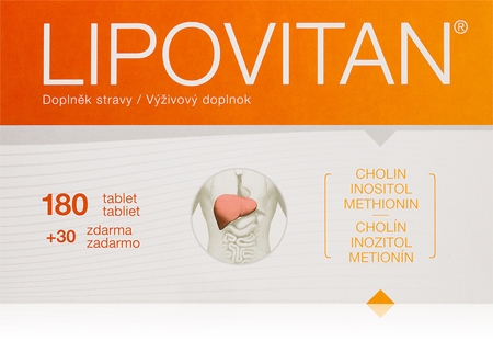 Lipovitan Lipovitan tablety pro podporu funkce jater