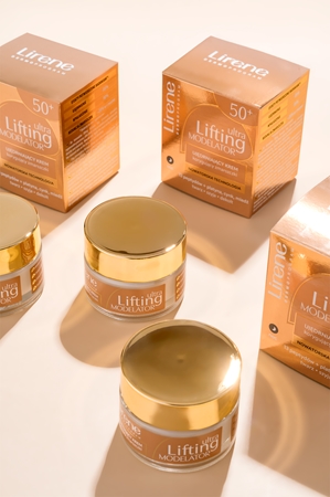 Lirene Ultra Lifting Modelator 50+ Firming Night Cream for the correction of wrinkles