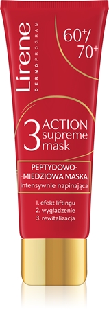 Lirene 3 Action Supreme Mask 60+ Lifting And Firming Mask for mature skin