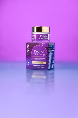 Lirene Retinol Forte Therapy 70+ naktinis jauninamasis kremas brandžiai odai