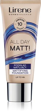 Lirene Nature Matte matující fluidní make-up pro dlouhotrvající efekt