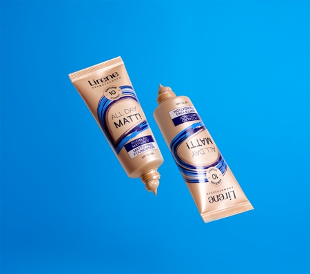 Lirene Nature Matte matující fluidní make-up pro dlouhotrvající efekt
