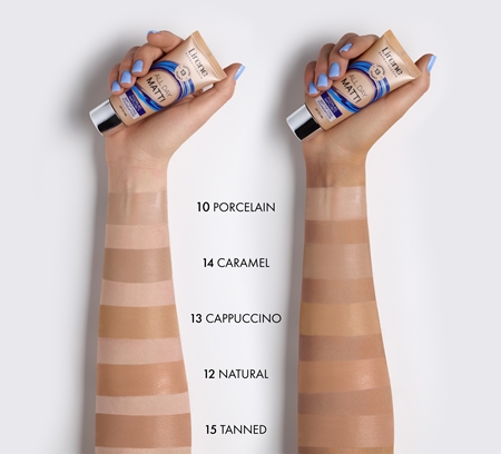 Lirene Nature Matte matující fluidní make-up pro dlouhotrvající efekt