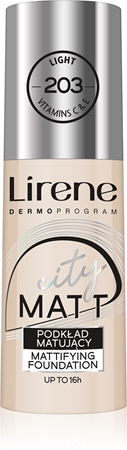 Lirene City Matt matující fluidní make-up s vyhlazujícím efektem