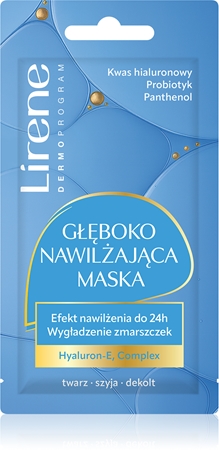 Lirene Face Mask Hyaluron-E Complex μάσκα βαθιάς ενυδάτωσης