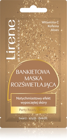 Lirene Face Mask Party Ready Shot masque illuminateur