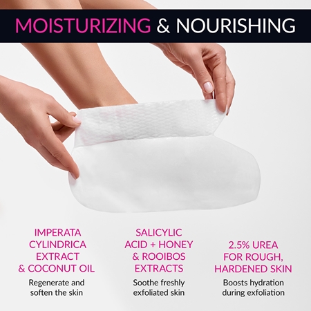 Lirene Foot Care Exfoliating and Moisturising Foot Mask for Softer Feet