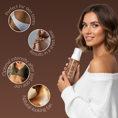 Lirene Perfect Tan Bronzing Body Foam for Light Skin