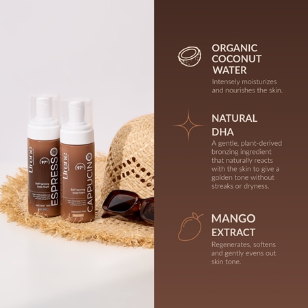 Lirene Perfect Tan Bronzing Body Foam for Light Skin