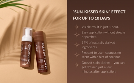 Lirene Perfect Tan Bronzing Body Foam for Light Skin