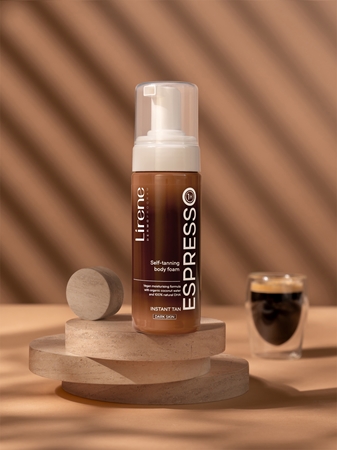 Lirene Perfect Tan Bronzing Body Foam for Dark Skin for face and body