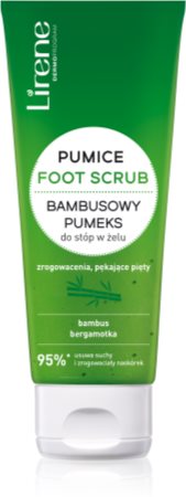 Lirene Foot Care foot and heel scrub with natural pumice with bamboo extract