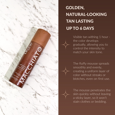 Lirene Perfect Tan mousse auto-bronzante visage et corps