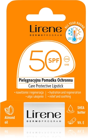 Lirene Care Protective Lipstick ochranný balzám na rty s hydratačním účinkem