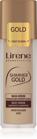 Lirene Base Shimmer Gold sérum subjacente iluminador