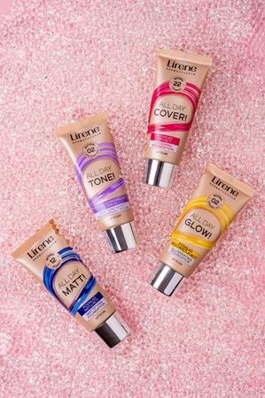 Lirene ALL DAY TONE! Hydrating Foundation for radiant-looking skin