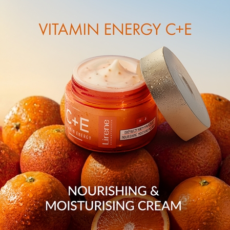 Lirene Vitamin Energy C+E Face Cream with nourishing and moisturising effect