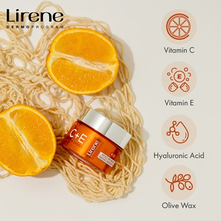Lirene Vitamin Energy C+E Face Cream with nourishing and moisturising effect