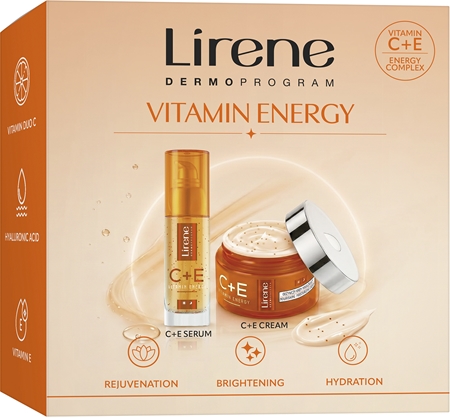 Lirene Vitamin Energy C+E zestaw upominkowy z efektem rozświetlającym
