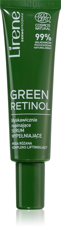 Lirene Green Retinol Serum sérum de preenchimento facial para contornos dos olhos e lábios
