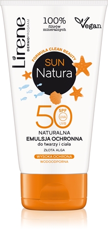Lirene Sun care émulsion hydratante et protectrice visage et corps SPF 50